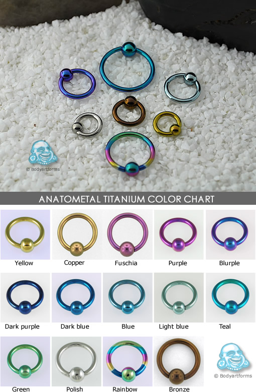 Titanium Captive Bead Ring